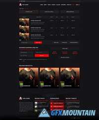 The Game - eSport PSD Gaming Template 576257