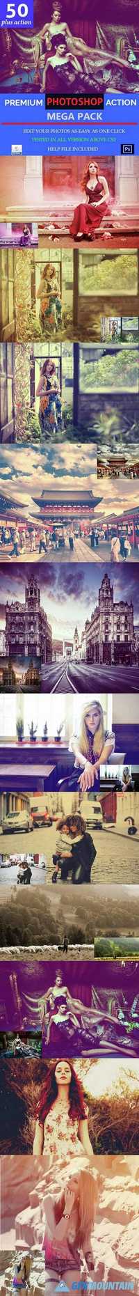 GraphicRiver - 50 Plus Photoshop Actions 15301631