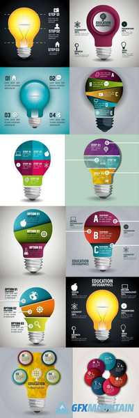 Lightbulb Infographic Design