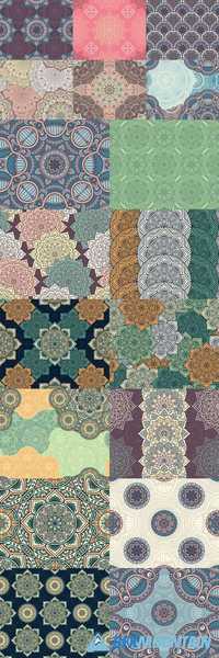 Seamless Patterns - Islam, Arabic, Indian, Ottoman Motifs 2