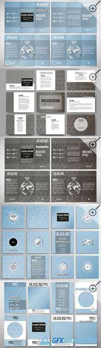 Hexagonal design chemistry templates 600977