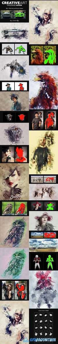 GraphicRiver - CreativeArt Photoshop Action 15380487