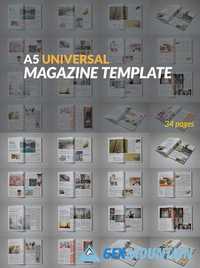 A5 Universal Magazine Template 570340