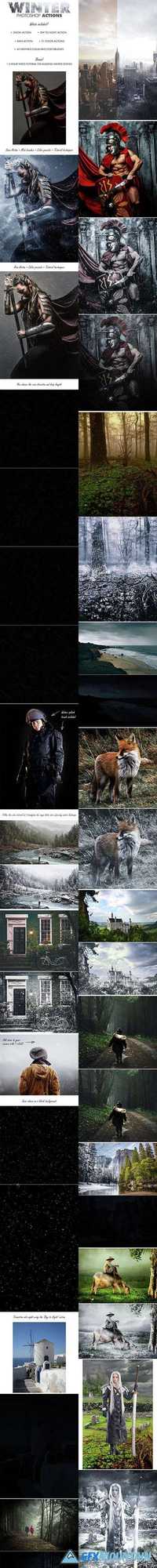 GraphicRiver - Winter Photoshop Actions 15462628