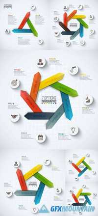 Vector Arrows Infographic