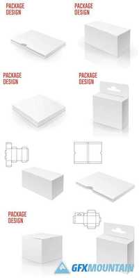 Diecut Craft Box for Design - Retail Folding Package Template
