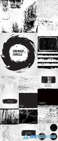 Abstract Grunge Elements