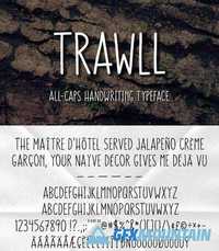 TRAWLL – Handwriting Typeface