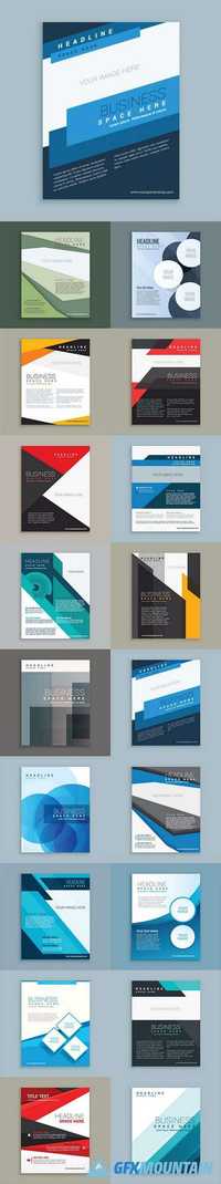 Business cover flyers brochure design4
