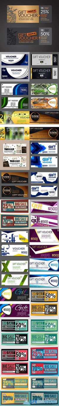 Voucher and gift cards 