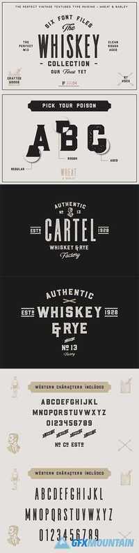The Whiskey Font Collection