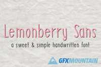 Lemonberry Sans- Handwritten Font