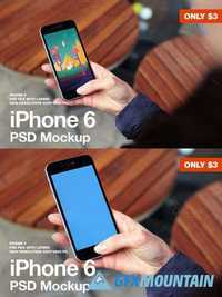 iPhone 6 PSD Mockup 647056