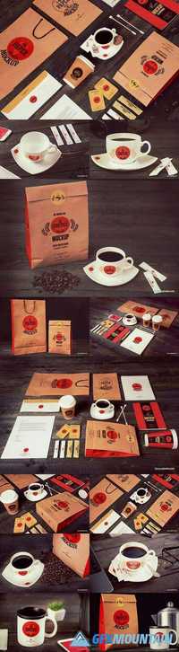 Coffee Branding & Packaging Mockups 561277