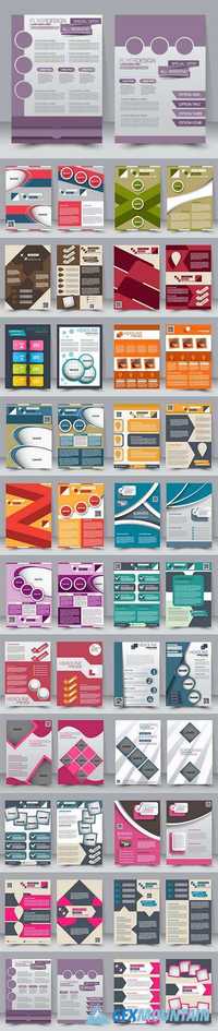 Business cover flyers brochure design12