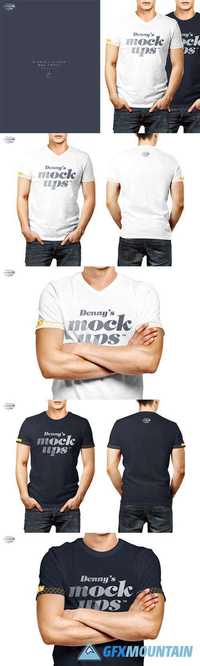 Men T-Shirt Mockup - 656182