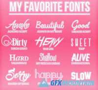 My favorite fonts