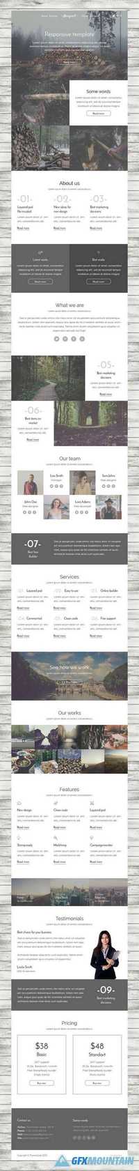 10 Email templates bundle + Builder 655238