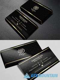 Gold and Black business card #40 662190