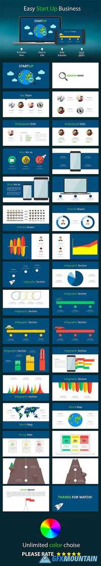 Graphicriver Easy StartUp Business - PowerPoint Presentation 13317536