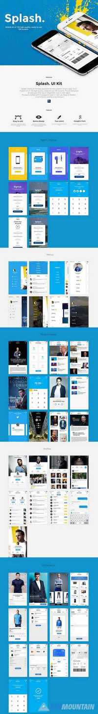 Splash. UI Kit 673018