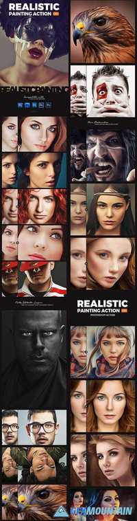 GraphicRiver - Realistic Painting Action 16077483