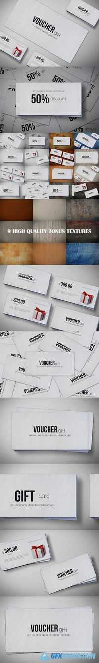 Gift voucher Mock Up Pack 685902