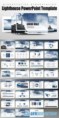 Lighthouse PowerPoint Template 686157