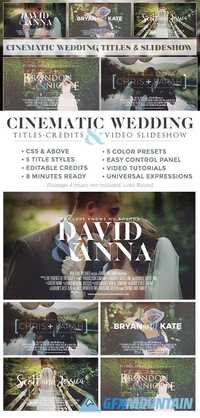 Videohive - Cinematic Wedding Slideshow - 15708490