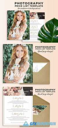 Wedding Photography Pricing Template 686516