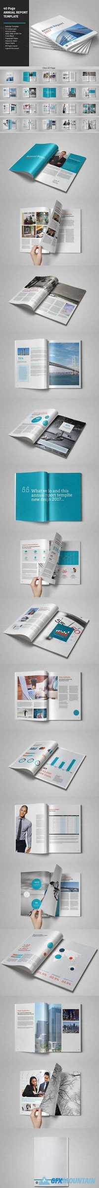 40 Page Annual Report Template 687306