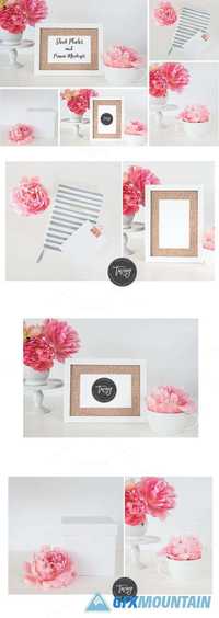 Stock Photo Frame Mockup 5 Images 680483