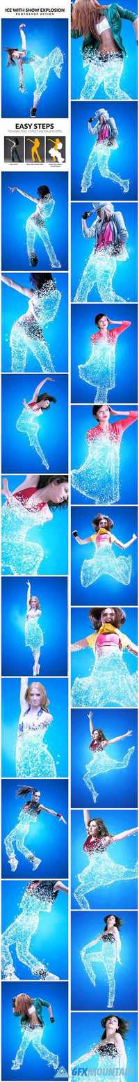 GraphicRiver - ICE with Snow Explosion Photoshop Action 16224460