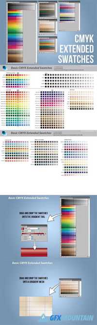  CMYK Extended Swatches - Illustrator  593839
