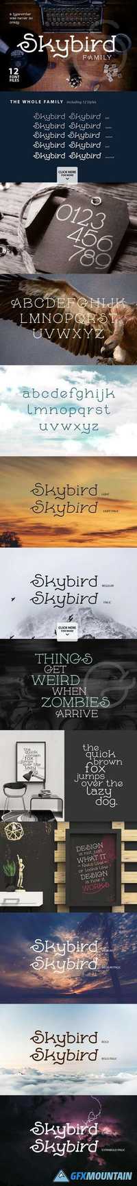 Skybird Font Family