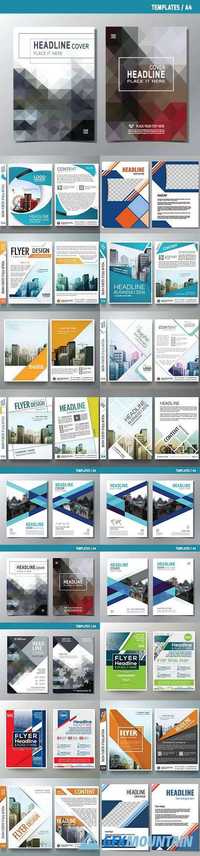 Business cover flyers brochure design  33