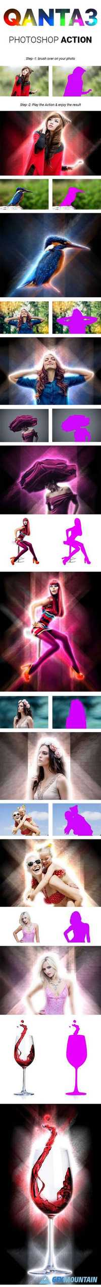 GraphicRiver - QANTA3 light glowing Effect Photoshop Actions 16224806