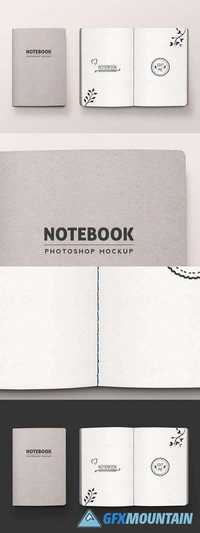Stitched Notebook Mockup 682978