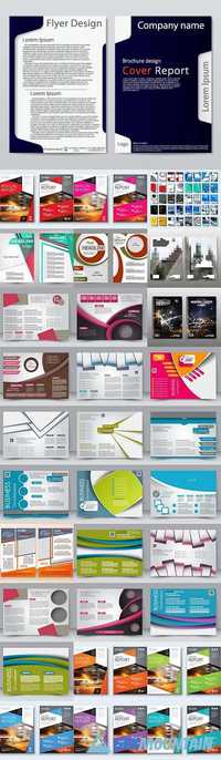 Business cover flyers brochure design42