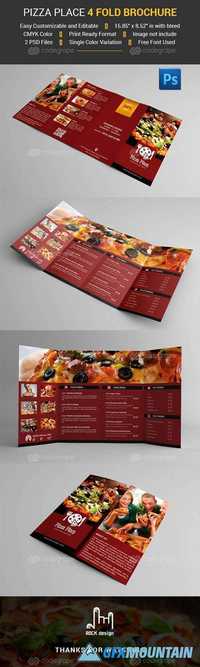 4 Fold Pizza Place Brochure