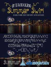 Summer Swirl Font