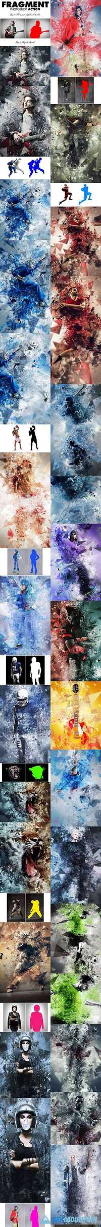 GraphicRiver - Fragment Photoshop Action - 16478047