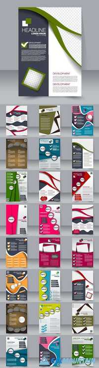 Brochures flyer template design