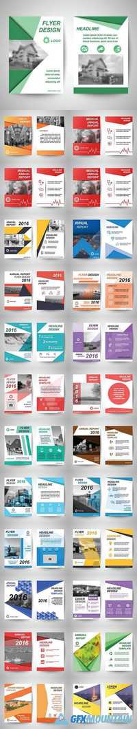 Brochures flyer template design