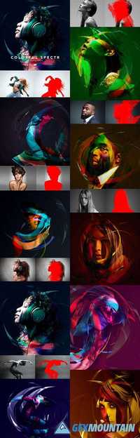 GraphicRiver - Colorful Spectr Photoshop Action 16369411