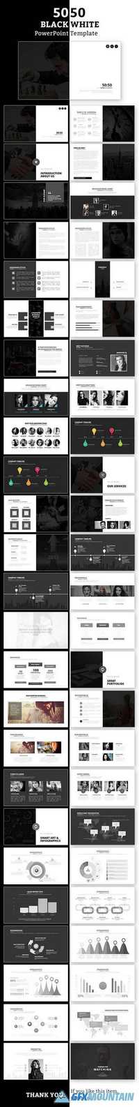 Graphicriver 50:50 PowerPoint Template 12948281