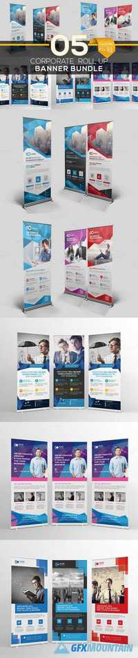 Roll Up Banner Bundle 5 in 1 733963