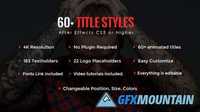 Videohive - SixtyPlus - 60+ Title Styles - 16358217