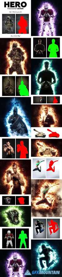 GraphicRiver - Hero Photoshop Action 16645564