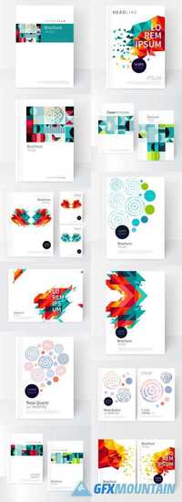 Vector Book Cover Design Creative Concept Catalog, Report, Brochure